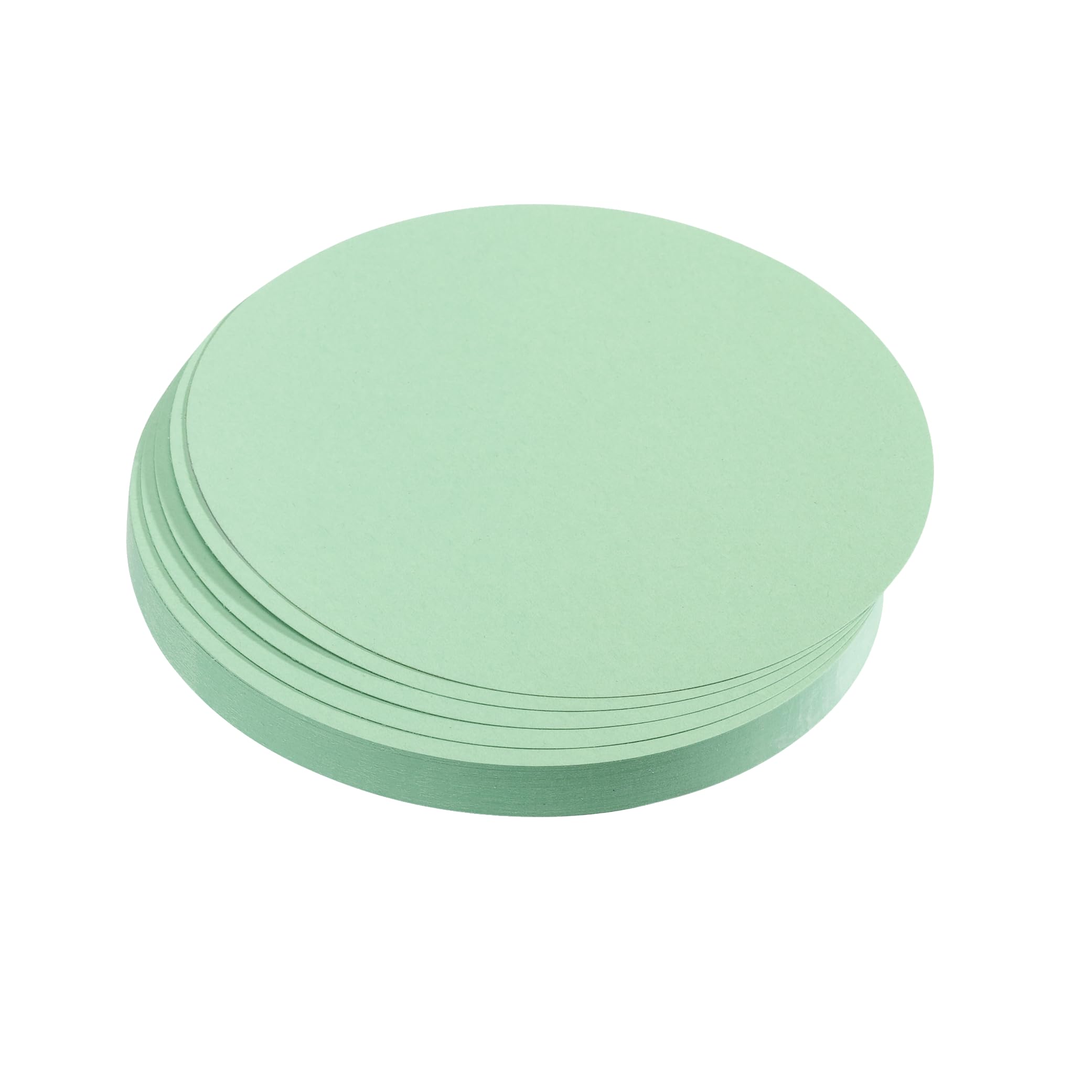 Franken UMZ 20 04 Presentation Cards Circular 195 mm Big Bowl, Pack of 500 Yellow 500 Stück Light Green