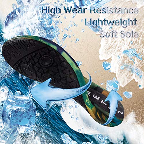 Image of YALOX Water Shoes Women's Men's Outdoor Beach Swimming Aqua Socks Quick-Dry Barefoot Shoes Surfing Yoga Pool Exercise