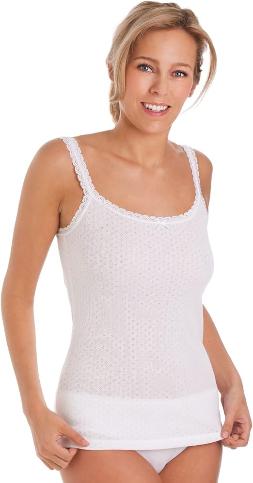 Ladies 2 Pack Viloft Thermal Camisole, Short Sleeve, Long Sleeve Vest