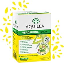 Aquilea Digestion Total - Direct Powder in Sticks for 7 Digestive Complaints such as Heartburn or Bloating - Gluten Free and Vegetarian - 12 Practical Sticks