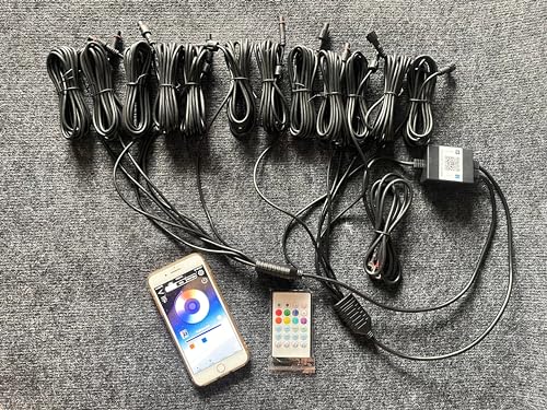 Bluetooth + Remote Control 12PCS 6.5FT 2Meters 78inch Single Row Dream Color Chasing Illuminated LEDs Light Strips for Car Truck Spyder Ryker Polaris Slingshot Hood Rear Lights - Image 3