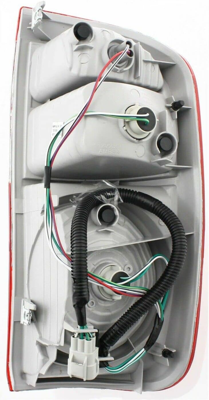Tail Lights For 2004 2005 2006 Toyota Tundra - Fit Driver and Passenger Side of Toyota Tundra - Include Lenses, Housings, Bulbs - Tail Light Assembly For Toyota Tundra Limited SR5 Crew Cab