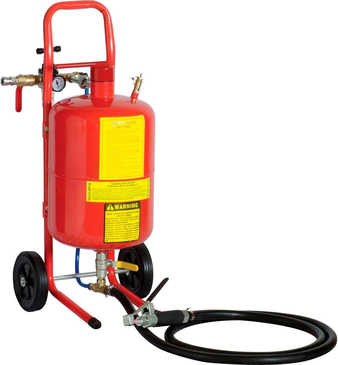 Allsource 41001 5 Gal Portable Deadman Blaster, Steel