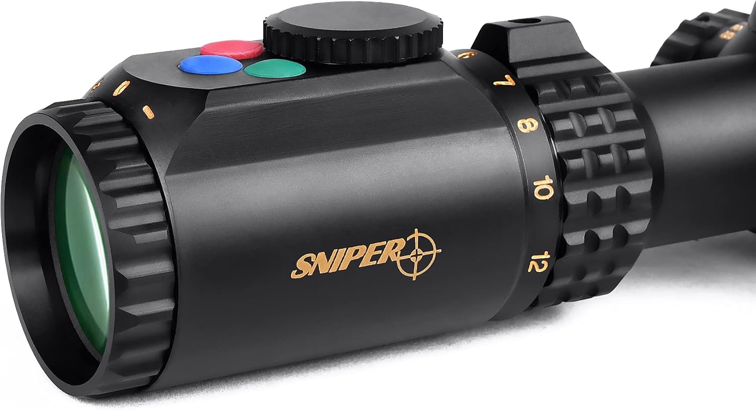 SNIPER WKP 3 12X44 (Mini) Rifle Scope Side AO Glass Etched Reticle Optical Sight Riflescopes Photo