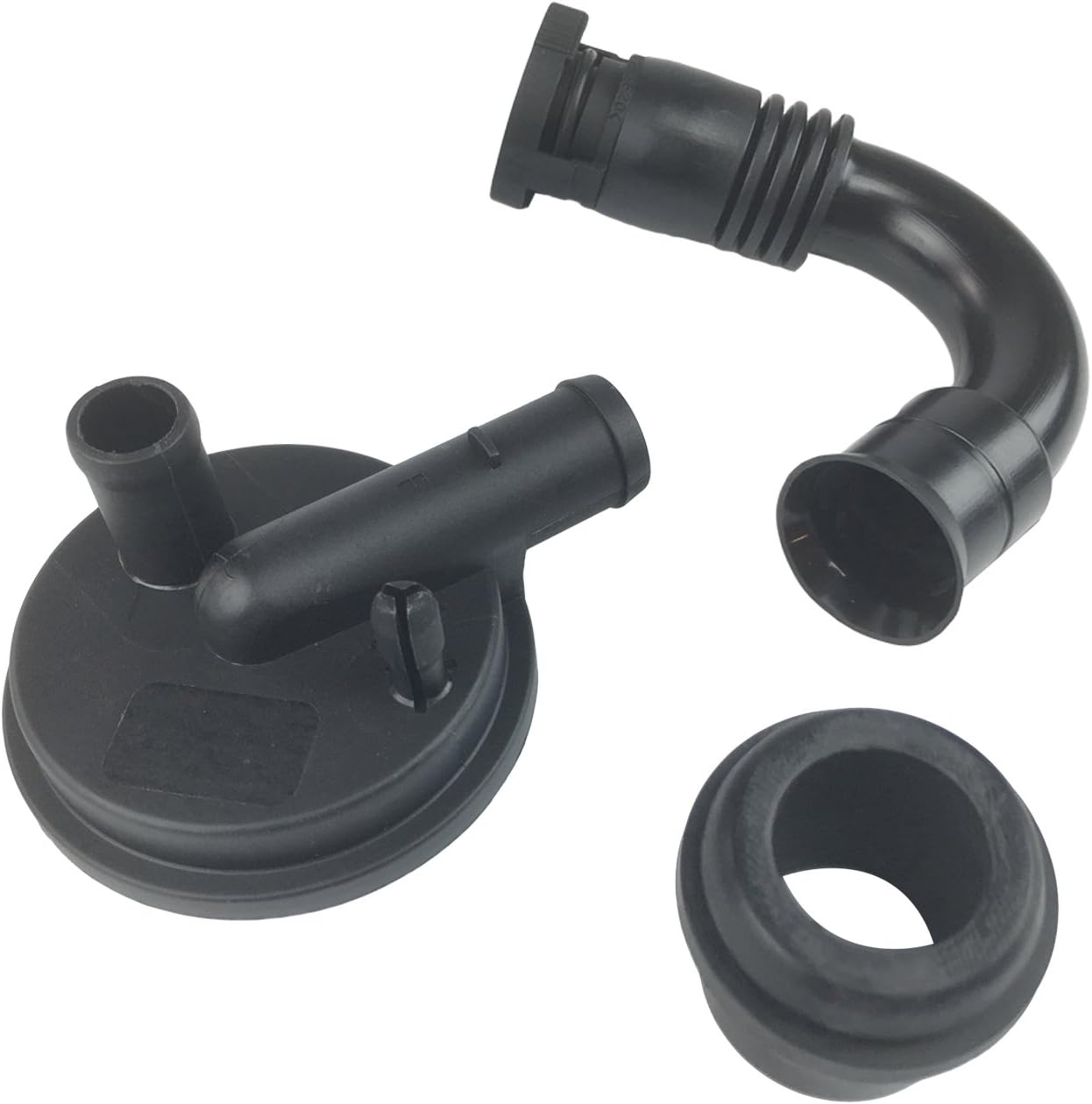 Bapmic 028129101E Crankcase Vent Valve with Gasket and Breather Hose for Volkswagen VW Golf Jetta MK4 1.9 TDI