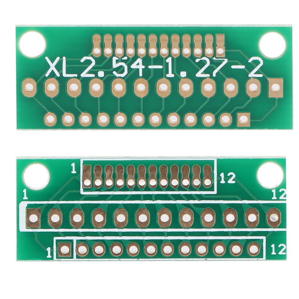 Scheda adattatore, 10 pezzi, 1,27 mm, 2,0 mm, 2,54 mm, 12 pin, 3 file, 36 fori, adattatore per moduli senza fili