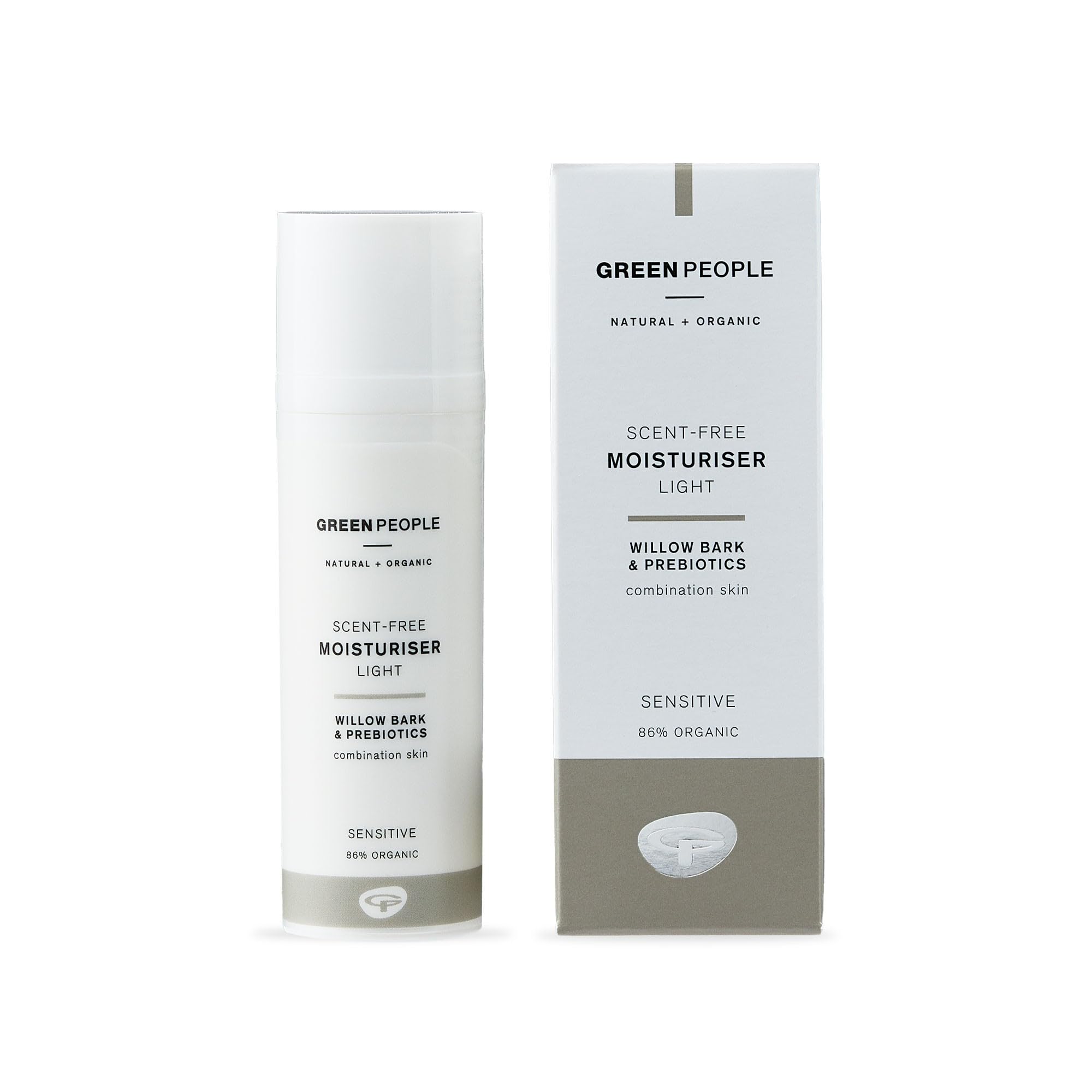 Scent Free Light Moisturiser - Suitable for Sensitive Skin - Organic, Cruelty Free & Vegan, 50ml