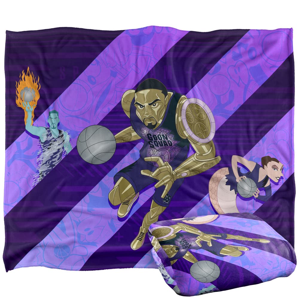 SPACE JAM 2 Goon Squad Panels Officially Licensed Silky Touch Super Soft Throw Blanket 152 x 127 cm