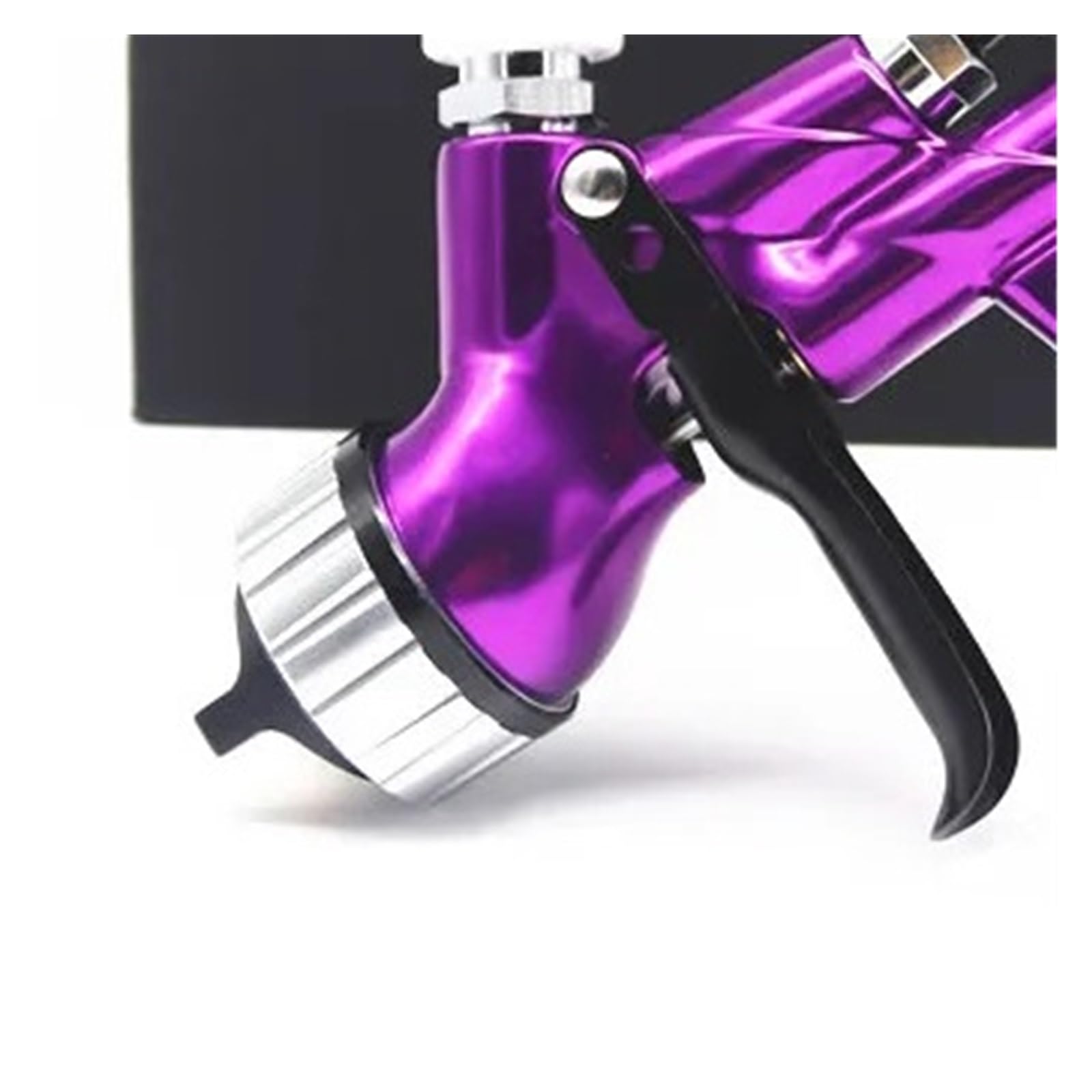 Pistolet Natryskowy Dysza Ze Stali Nierdzewnej 1,3 Mm Do Malowania Natryskowego/Farba Na Bazie Wody Sprężone Powietrze Narzędzia Pneumatyczne Lakier Samochodowy W Sprayu(Purple)