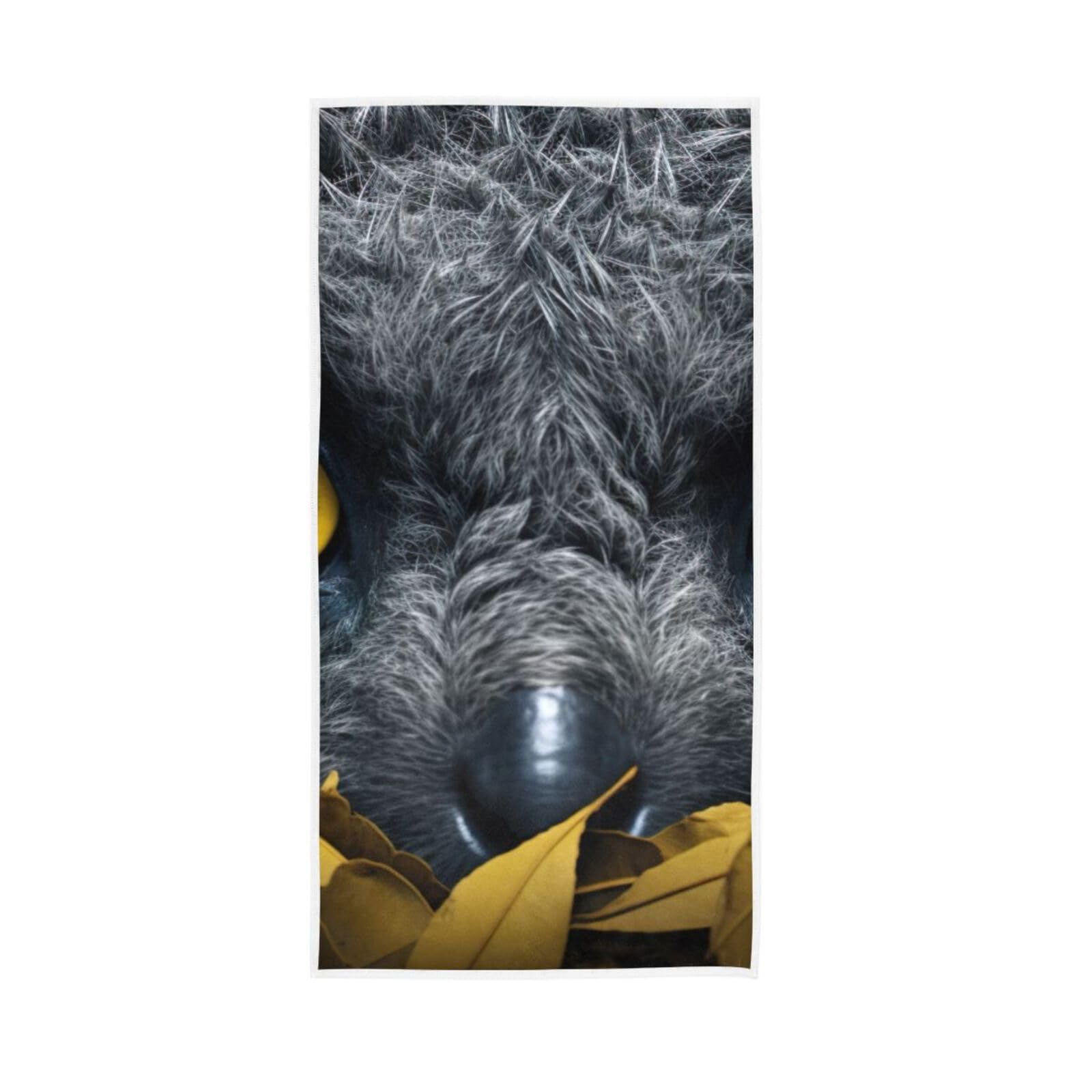 LSRCPD Koala Eyes 3 Hand Towel, 15 x 30 Inches Spa Hand Towels, Decorative Hand Towel Esthetician Towels for Facials