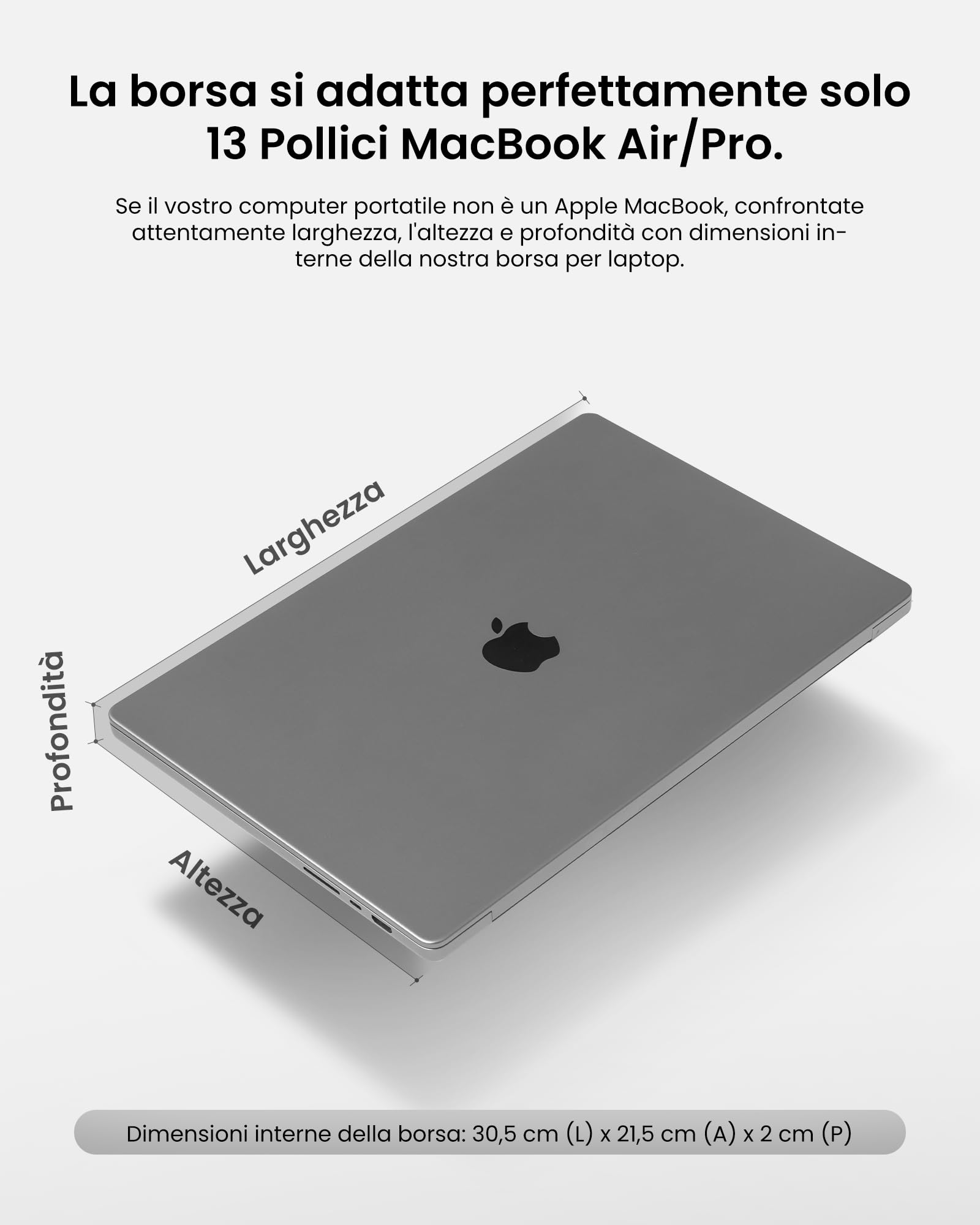 tomtoc Custodia a 360° per Nuovo 13 Pollici MacBook Air M5/A3449 (2026), M4/A3240 (2025), M3/M2/M1, adatta per 13" MacBook Neo A18 Pro, 13" Surface Pro 11/10/9 8/X