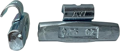 Gallardo Tire Products  AW FE - Series - Pesos de rueda con clip para llantas de aluminio (25 unidadespaquete) (0.75 onzas)