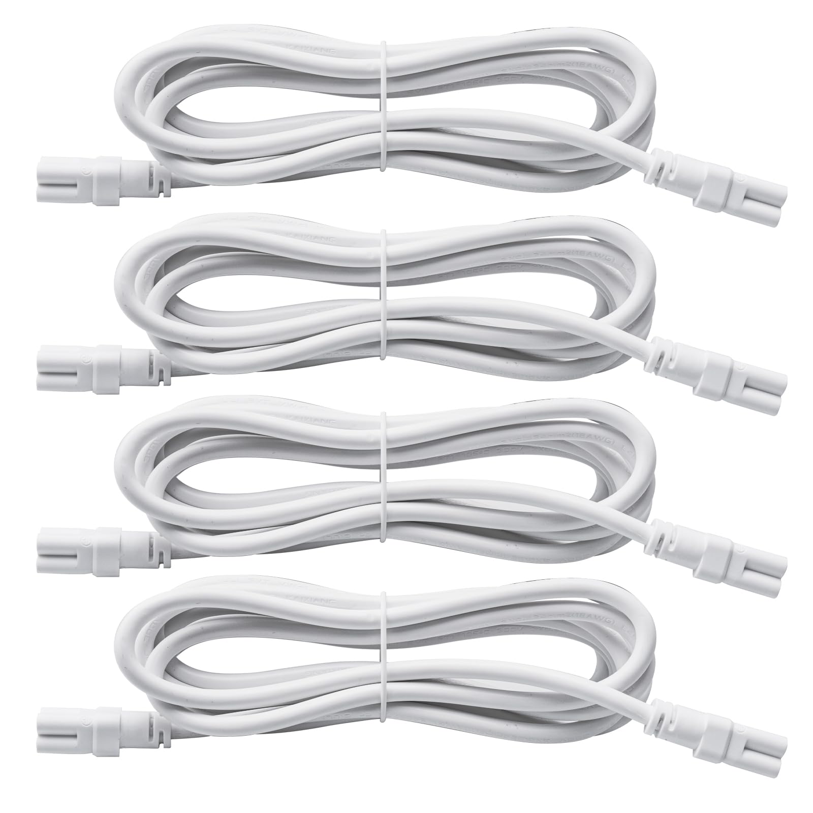 DiCUNO T5 T8 Tube Light Extension Cords 9.8FT, Female to Female Double end 3 Pin LED Tube Connector Cable, Power Extension Wire for LED Integrated