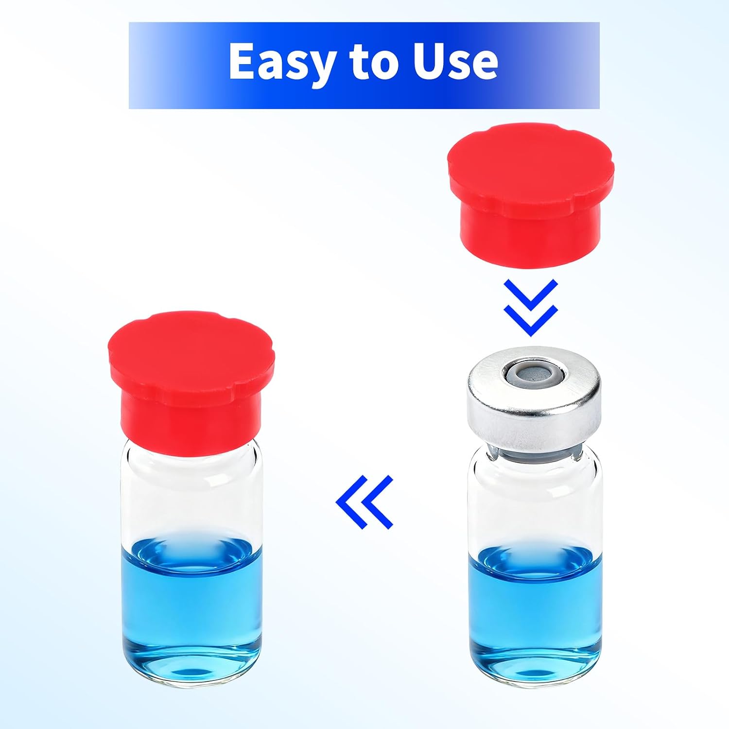 12pcs 3ml Glass Reusable Vial Protective Caps, Leakproof Dust-Resistant Silicone Colorful Vial Caps Covers for Essential Oil Storage & Lab Use