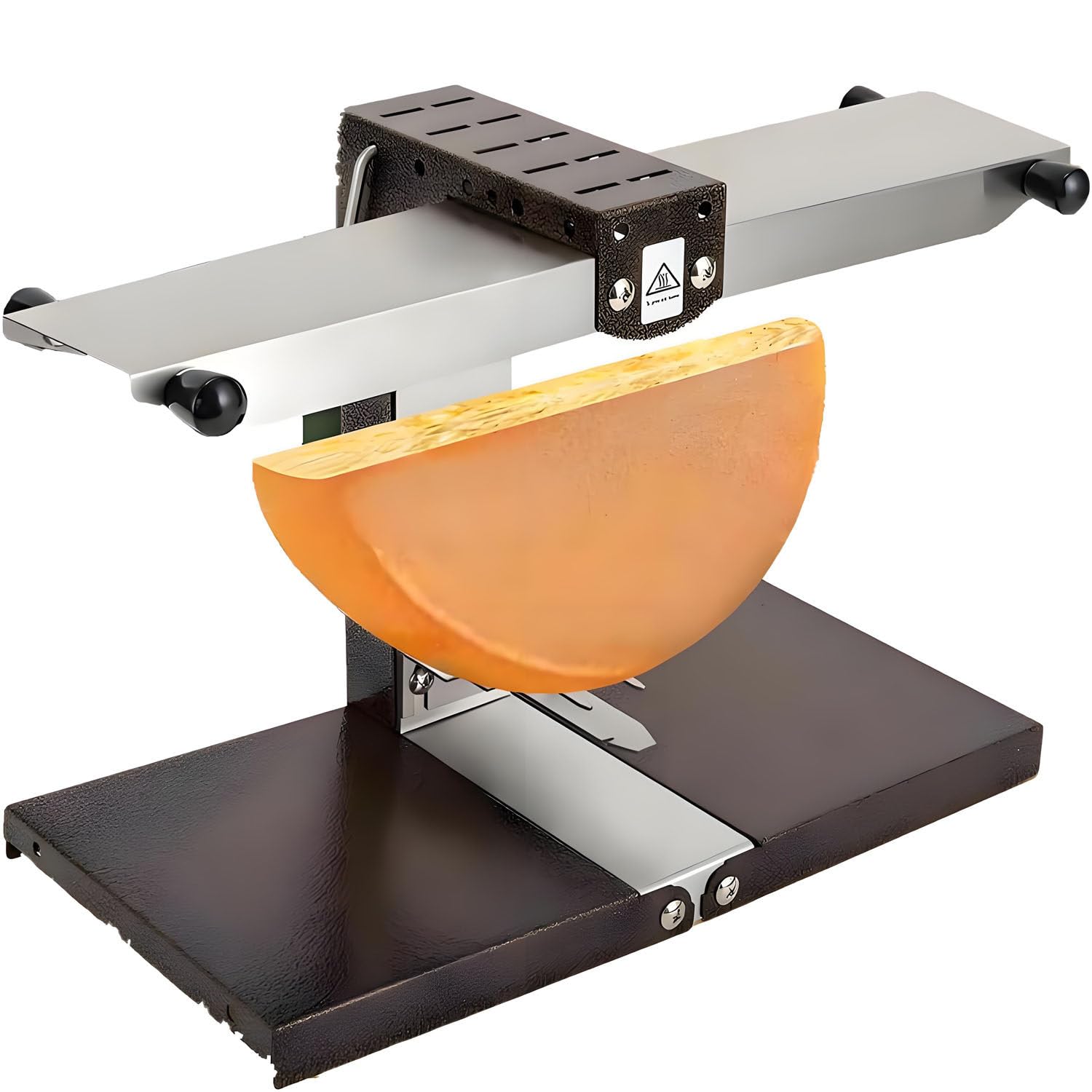 Macchina elettrica per sciogliere Il Formaggio, Macchina per sciogliere Il Formaggio Commerciale da 1000 W, Acciaio Inossidabile, Regolabile da 0 a 90°, per ristoranti, Bar e Catering