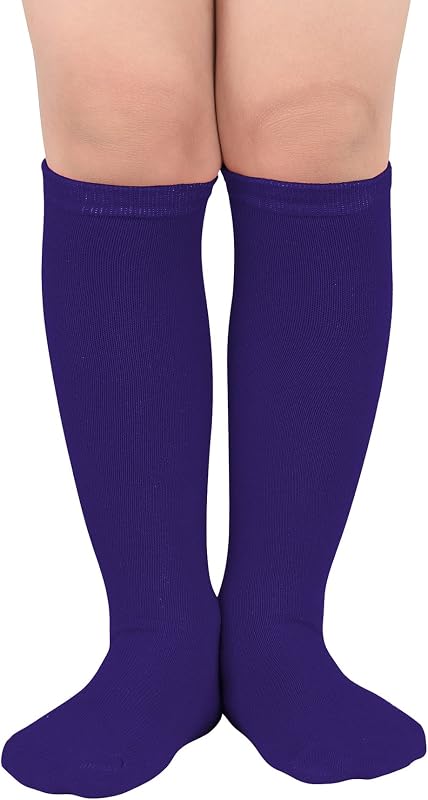 Girls Knee High Kids Soccer Socks Boys Baseball Athletic Socks