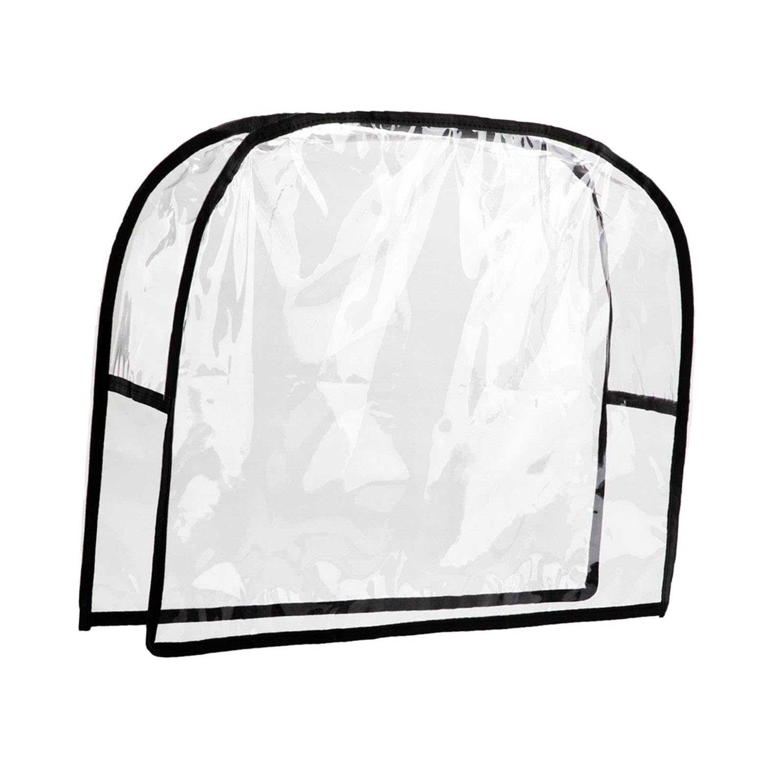 UJEAVETTE® Chair Back Cover Waterproof Styling Chair For Beauty Center Hairdressing Spa Black Round L-picture-36