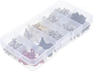 Mikikit 1 Set Computer Screw Flat Head Screws Stand for Laptop Electronic Kits Computer Accessories Fan Power Graphics Screws Computer Standoffs Screws Assortment Flat Head Cap Screws