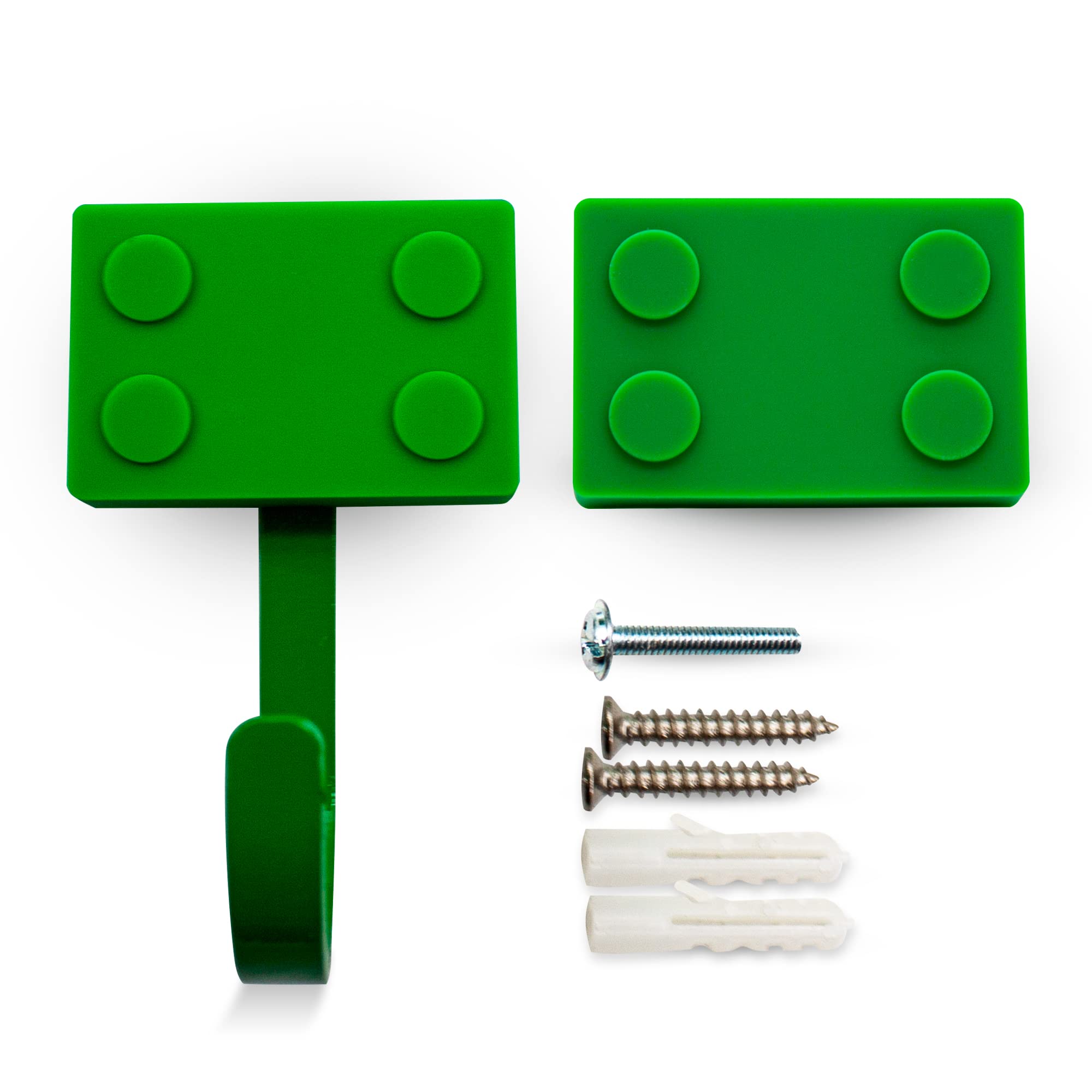 DOJA Barcelona Children's Furniture Knobs + Children's Clothes Hangers 8 Cupboard Knobs Children and 8 Children's Wall Hooks Made of Rubber and Zinc Aluminium Drawer Knobs for Children's Room - Image 2