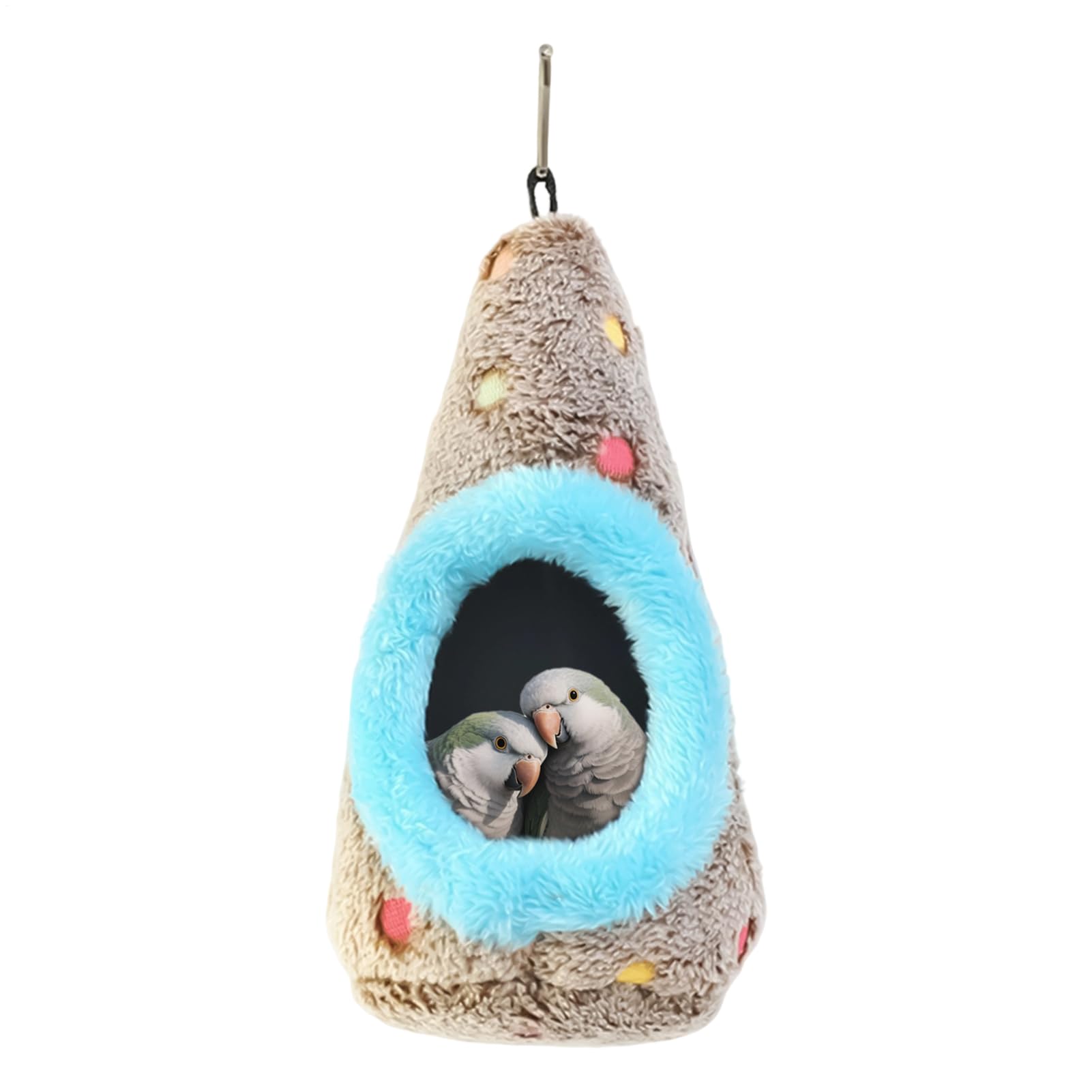 Cage Bird Nest - Hangable Bite-Resistant Hammock, Comfortable Perch, Indoor Resting Spot, Soft Hanging Toy, Compact Aviary Accessory, Safe Nesting Spot | Bird Hammock for Living Room Balc