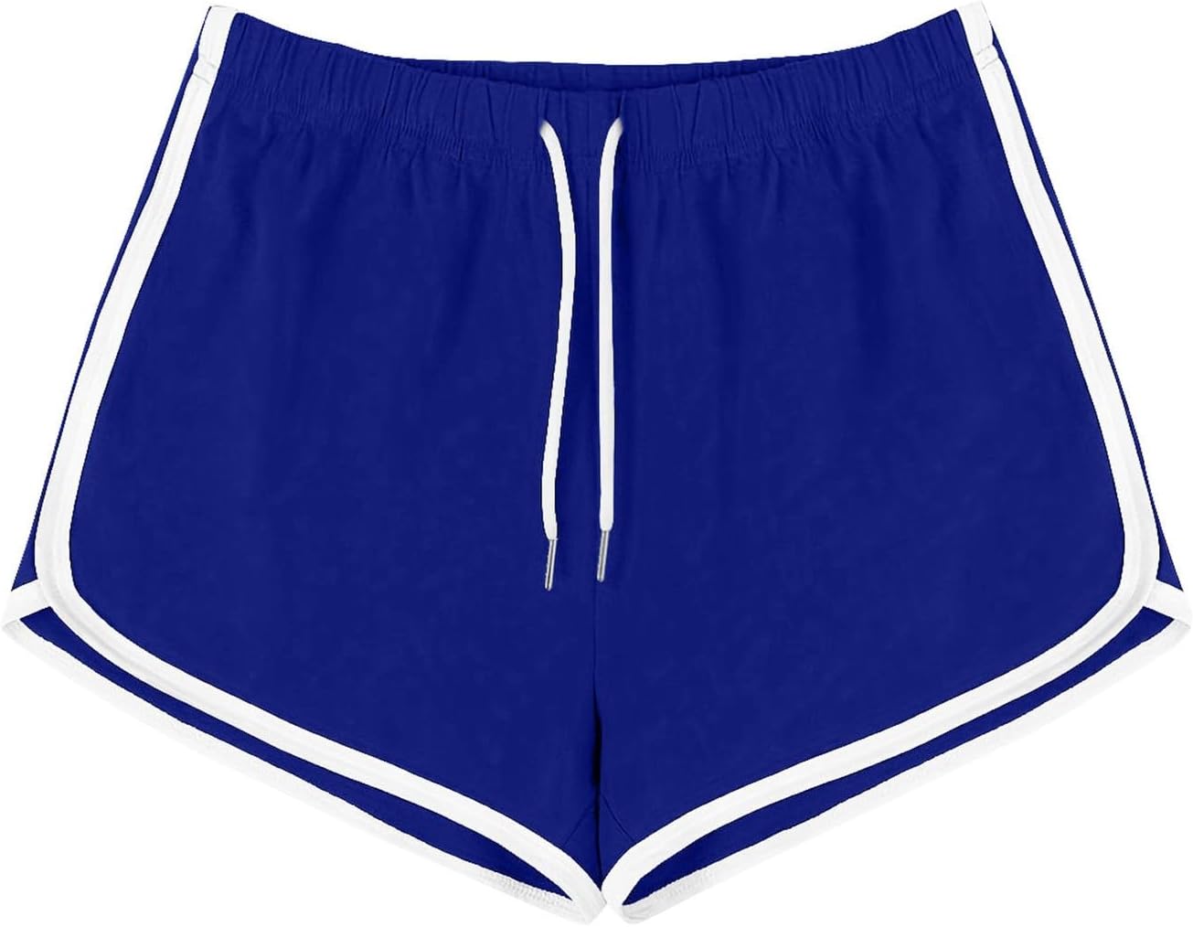 Athletic Shorts for Women Wide Leg Dolphin Hem Drawstring Elastic Waist Casual Summer Running Gym Workout Yoga Shorts