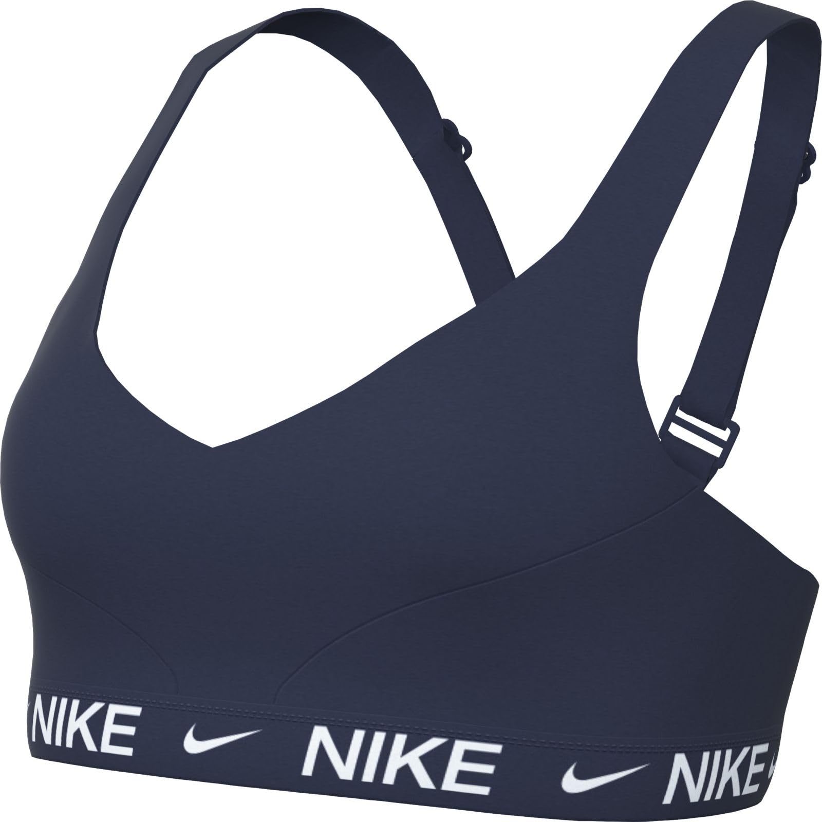 Nike Women's Dri-Fit Indy HGH Sport Bra, Midnight Navy, XS