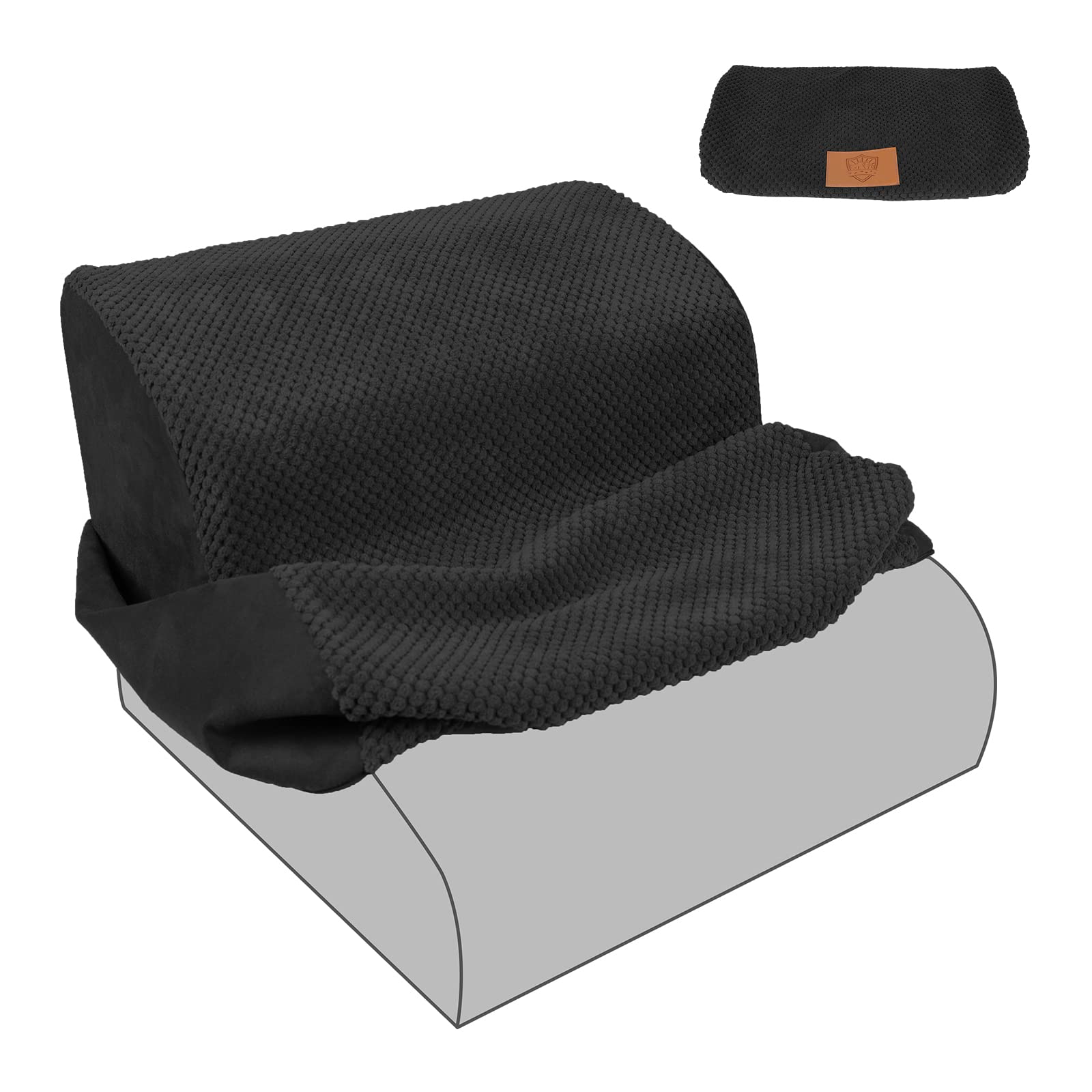 ZNM Waterproof Cover of the 2-step Dog Stairs, Black, Suit for Dog Steps B0BJV161N6/B0BJ1X5S5Q/B0B5G185JX/B0B3MBT8TJ/B09VRN8JDW/B0B1P49GXH(Dog Steps Not Included)