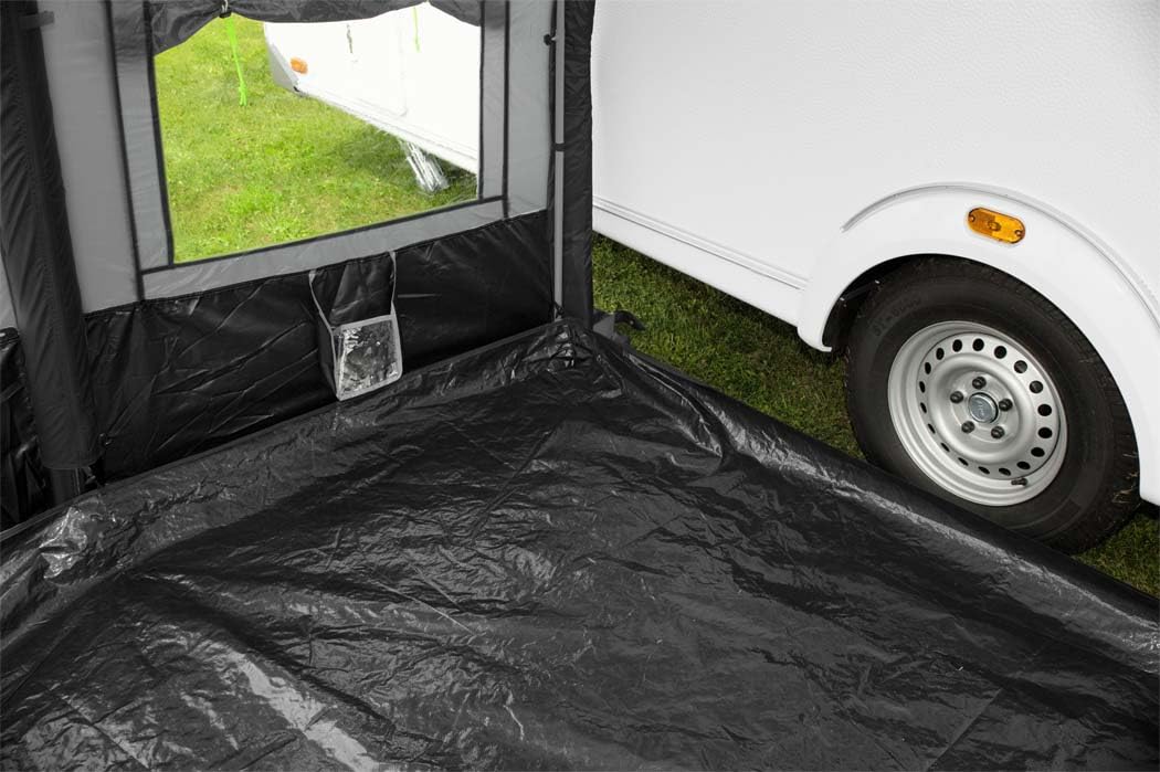 BERGER Garda Air Luftvorzelt | Wohnwagenvorzelt Teilvorzelt aufblasbar | Schnellaufbau Zelt Vorzelt für Wohnwagen Camping Wohnmobil Caravan | 3x3m, Anbauhöhe 240-255cm, 15 kg