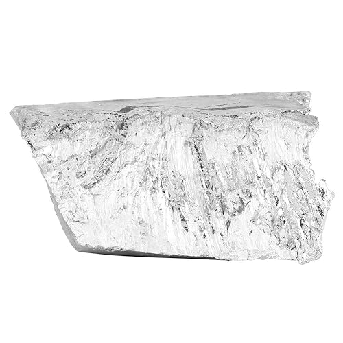 Miniatura 6 de Zinc de alta pureza, práctico 2.2 lbs / 2.2 libras de alta pureza 99.995% Zinc Zn Bloque de trozos de metal Lingote de muestra para experimentos o