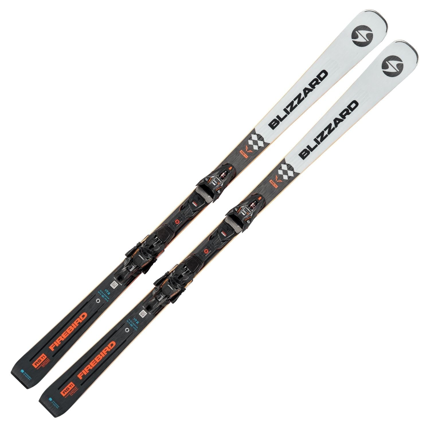 Blizzard Firebird RS Ti Skis alpiste ski alpin Full Camber avec fixation Xcell 12 Demo Z4-12 pour les conducteurs et les experts très sportifs Slalom Racecarver pour pistes préparées