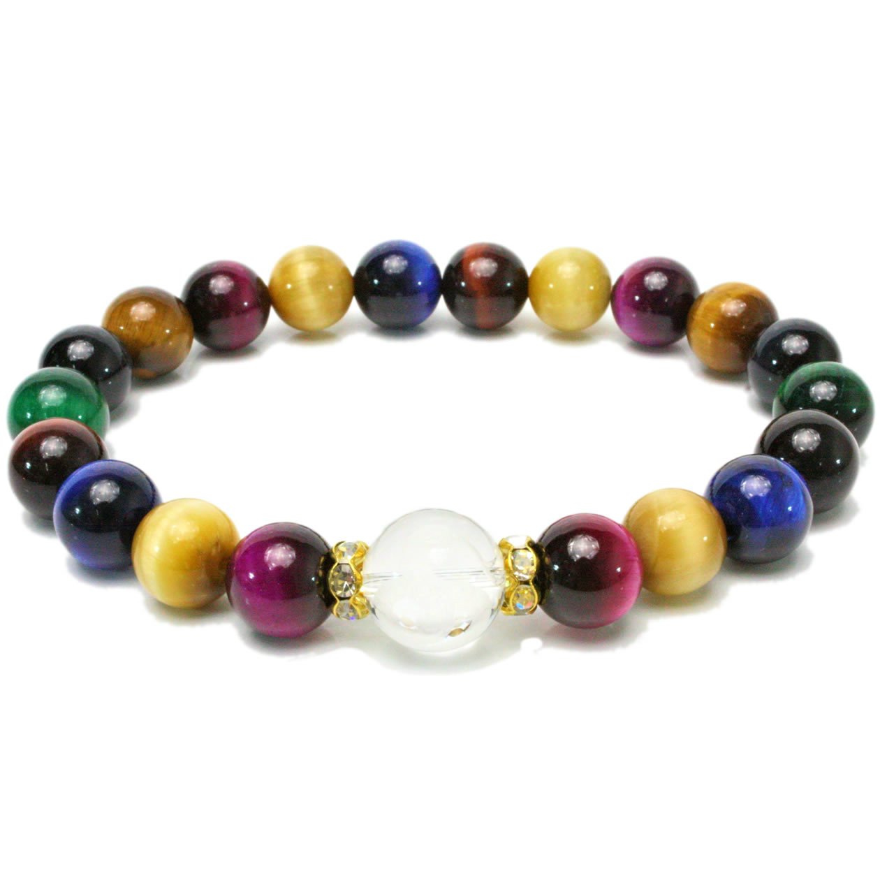 2025✩新作　レア観音天珠、天然高品質カルセドニー、白蛇彫り水晶etc.. Amazon.co.jp: [ハッピーボム] 本水晶 白蛇彫り 大粒 12mm 7カラー