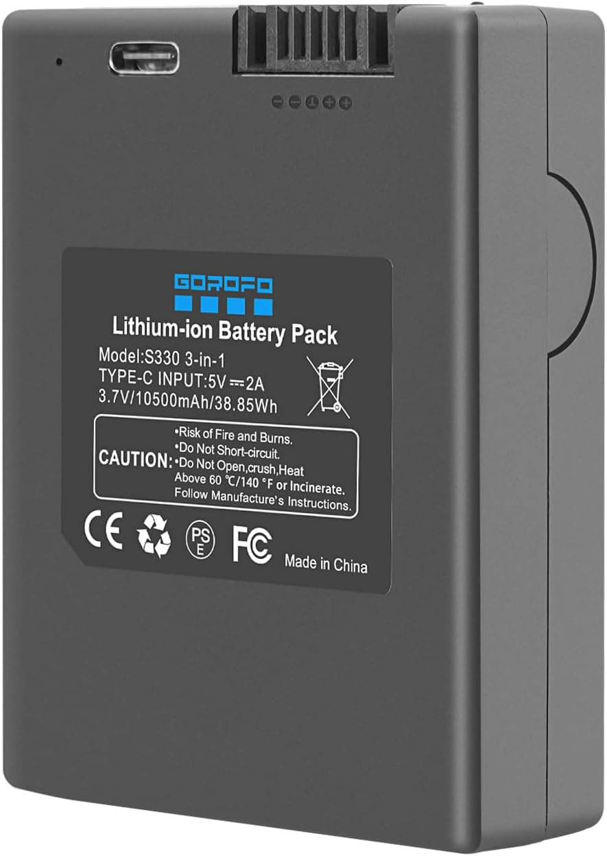 1-Pack Eufy Security S330 10500mAh High-Capacity Rechargeable Battery
