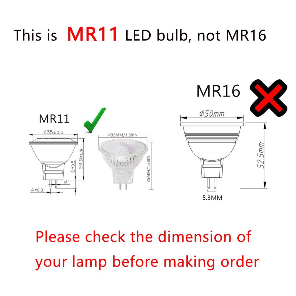 6 Lampadine Alogene MR11 12V 35W GU4 - Luce Bianca Calda 2800K Dimmerabile - Foto 5