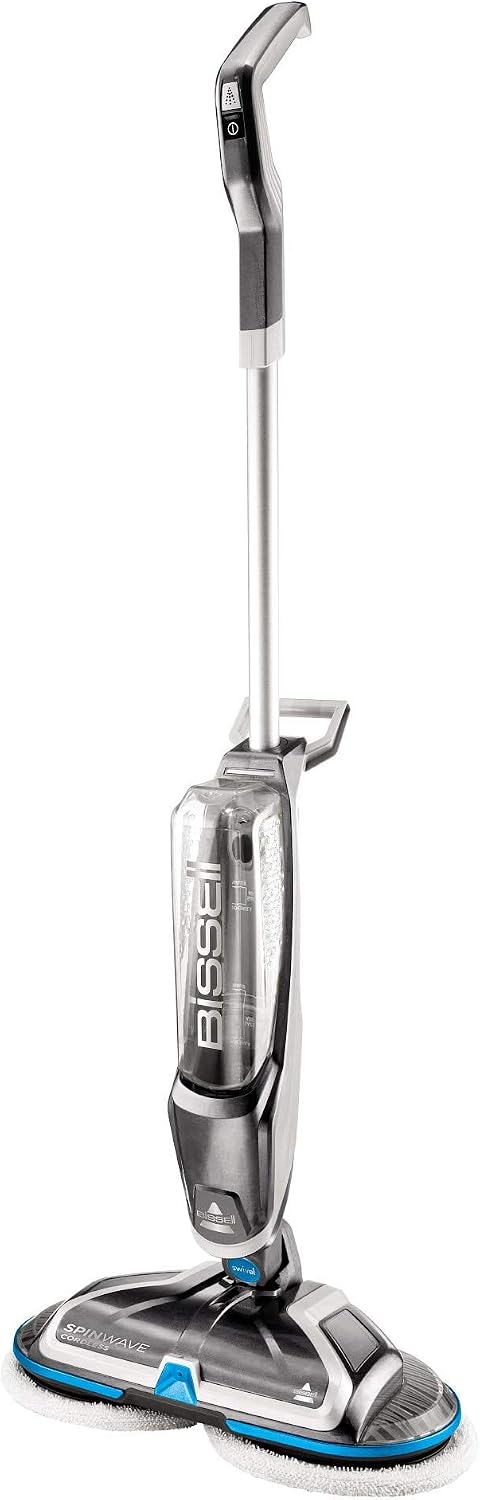 BISSELL SpinWave Cordless | Kablosuz Sert Zemin Silme Makinesi| Döner Pedli Spreyleme Özellikli Şarjlı Mop | 2240N 2240N SpinWave Cordless, sert zeminler için şarjlı mop, 18V