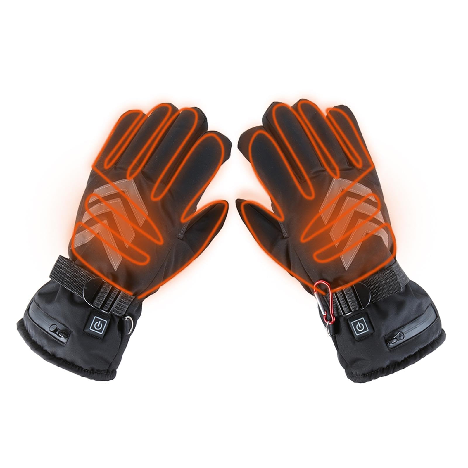 Guantes térmicos | Guantes térmicos para hombre - Guantes de invierno para hombres y mujeres, guantes cálidos impermeables para clima frío, guantes calefactables para entrenamiento, correr,