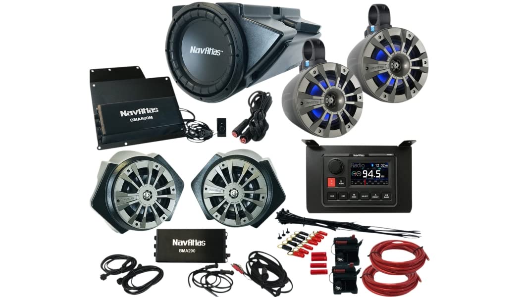 NAVATLAS Audio Kit Zone 4 for Polaris RZR