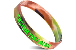 Custom Camo Wristbands: Personalized Silicone Bracelets for Impactful Statements