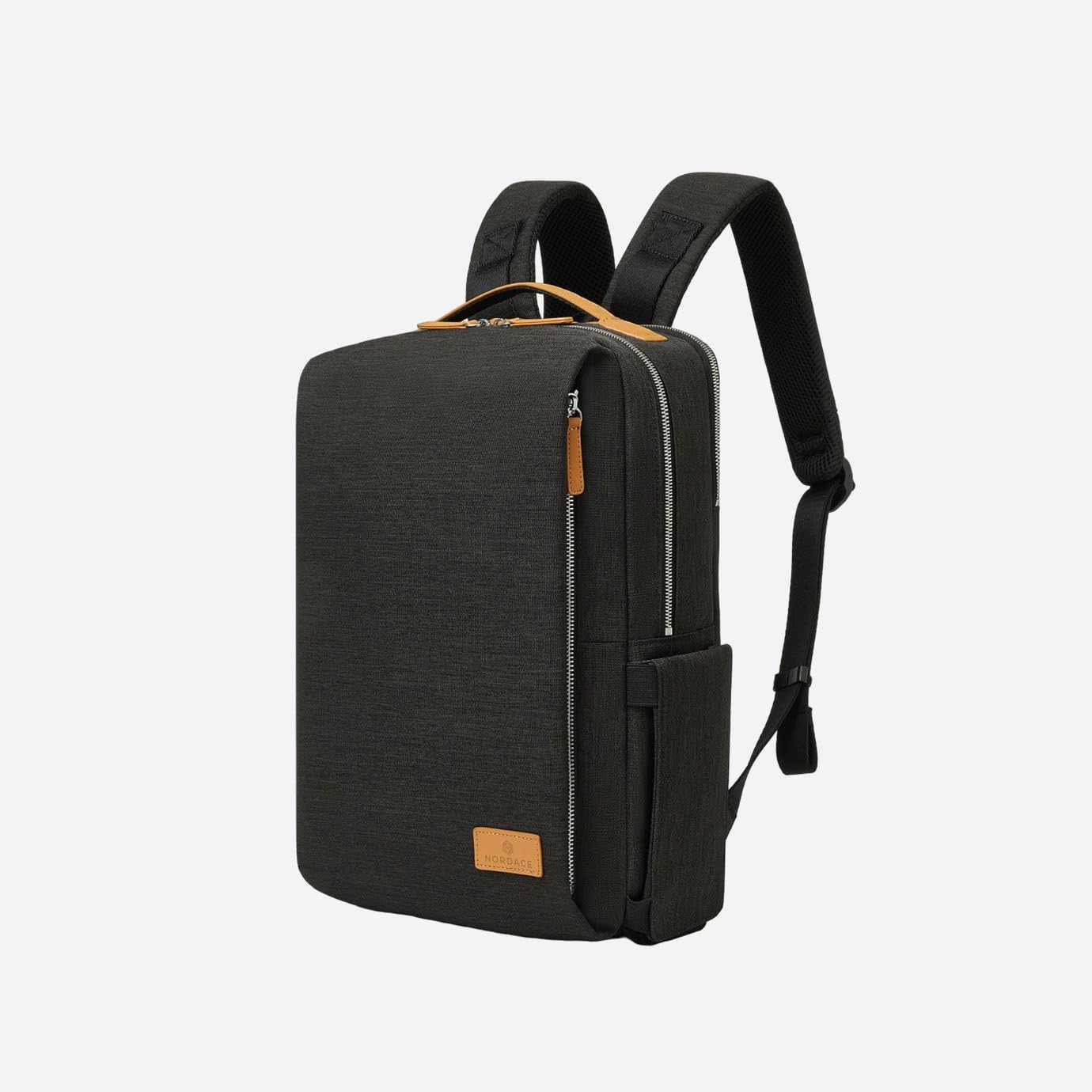 Nordace Siena Pro 13 Smart Backpack - Zaino per laptop da 13,3", zaino quotidiano da 15 l, per viaggi, tutti i giorni o lavoro, Nero-marrone., Normal, Zaini Daypack