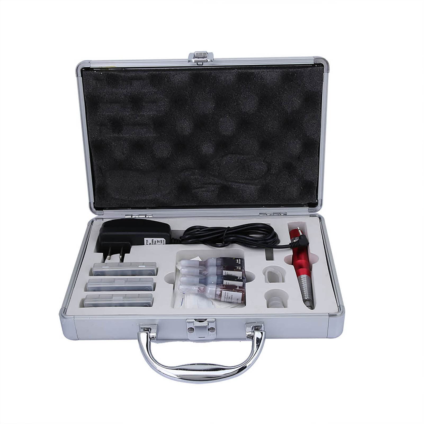 Qkiss Eyebrow Tattoo Machine, Permanent Tattoo Pen Kit Eyebrow Lips Eyes Tattoo Machine, Semi Permanent Tattoo Make Up Tool Set