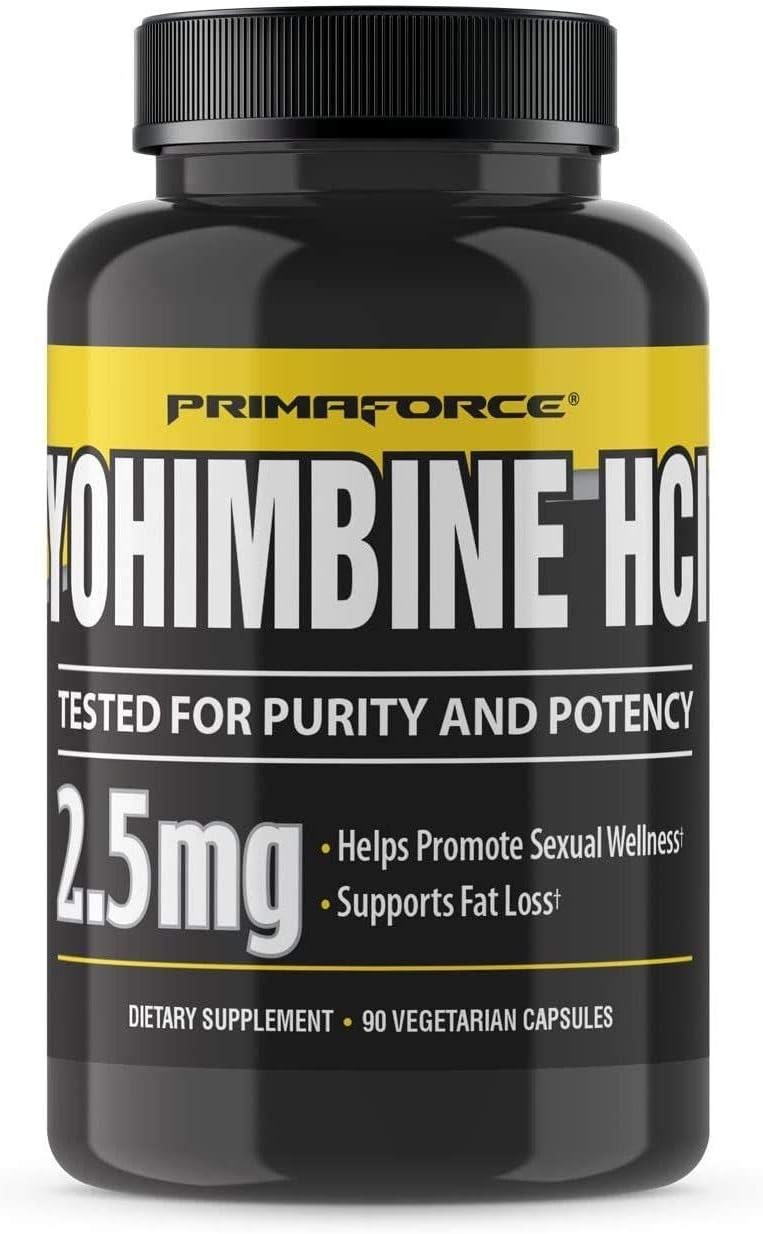 Primaforce,Yohimbine HCl,2.5 mg,90 Veggie Caps PMF-02039, 80 grams