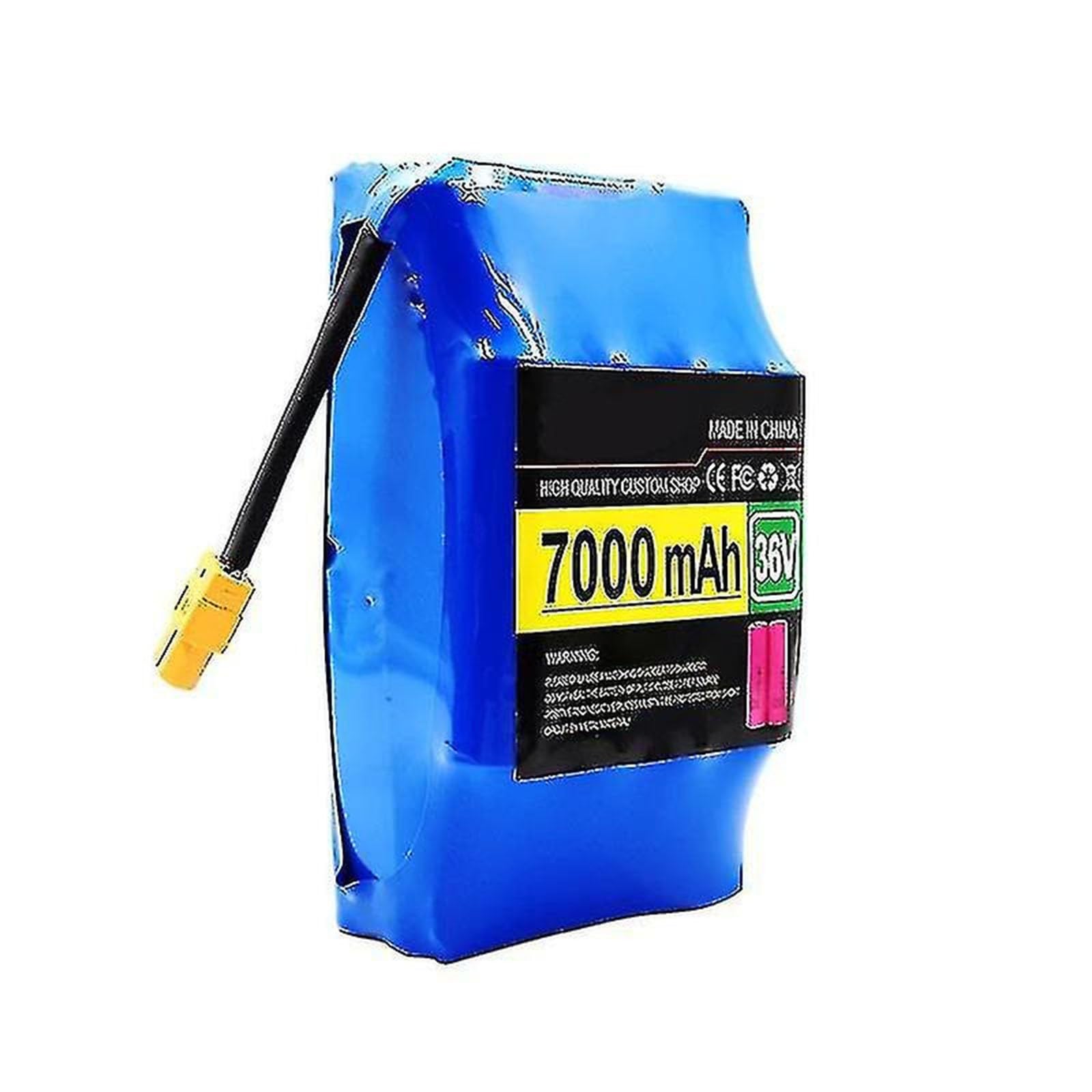 36V 7AH 10S2P Batterie Au Lithium pour Hoverboard Batterie Lithium-ION Longue Durée Batterie pour Trottinette À Deux Roues Chargeur Non Inclus