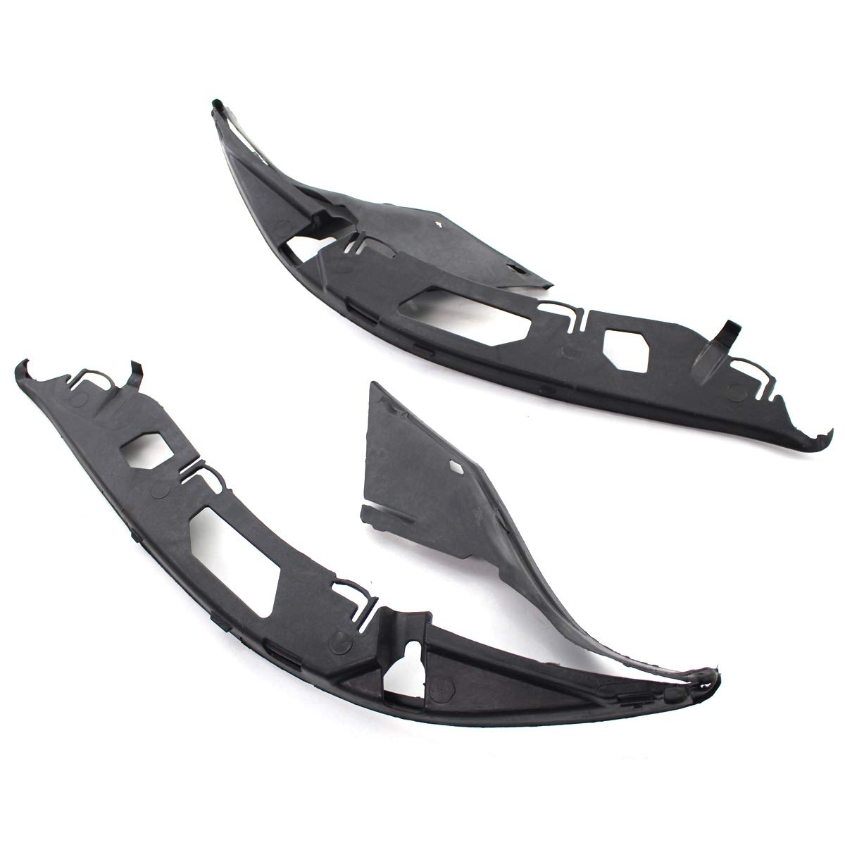 Paar L + R Obere Scheinwerfer Linse GehäUse Abdeckung Dichtung für - E60 5 Series 2004-2010 63126934511 63126934512
