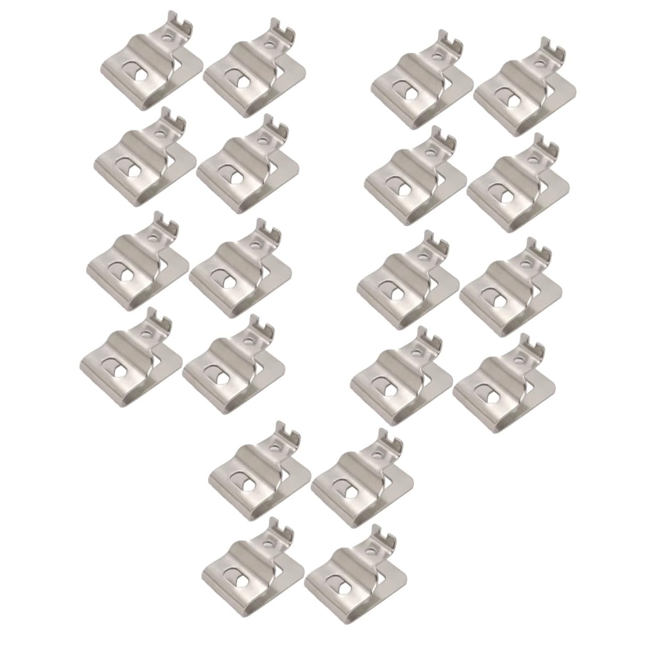 EXCEART 5 Set Fibbia Dell'utenzione Elettrica Gancio Da Cintura Per Trapano Avvitatore Clip Cinghia Del Driver Del Cacciavite Gancio Per Cintura Degli Attrezzi Argento 4 Pezzi*5