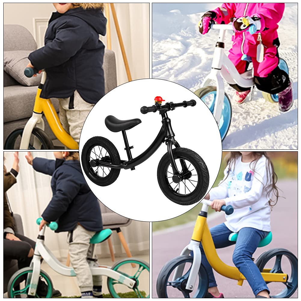 Bicicletta senza pedali per bambini, lega di alluminio, senza pedali, leggera, robusta, durevole, per bambini di età compresa tra 3 e 6 anni, ruote da 12 pollici, altezza