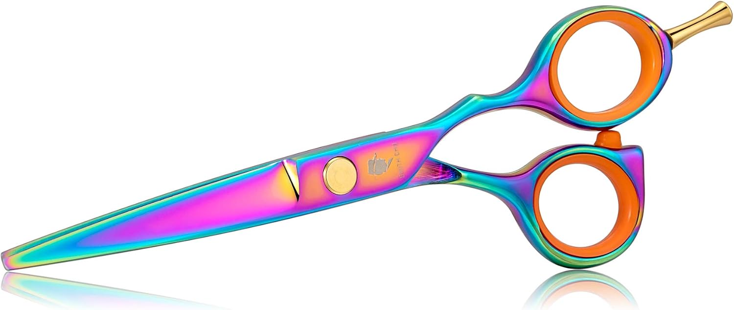 Hair Cutting Scissors Shear 5" Professional Barber Hair Shears Cutting Scissors Salon Hairdressing Razor Regular Scissor