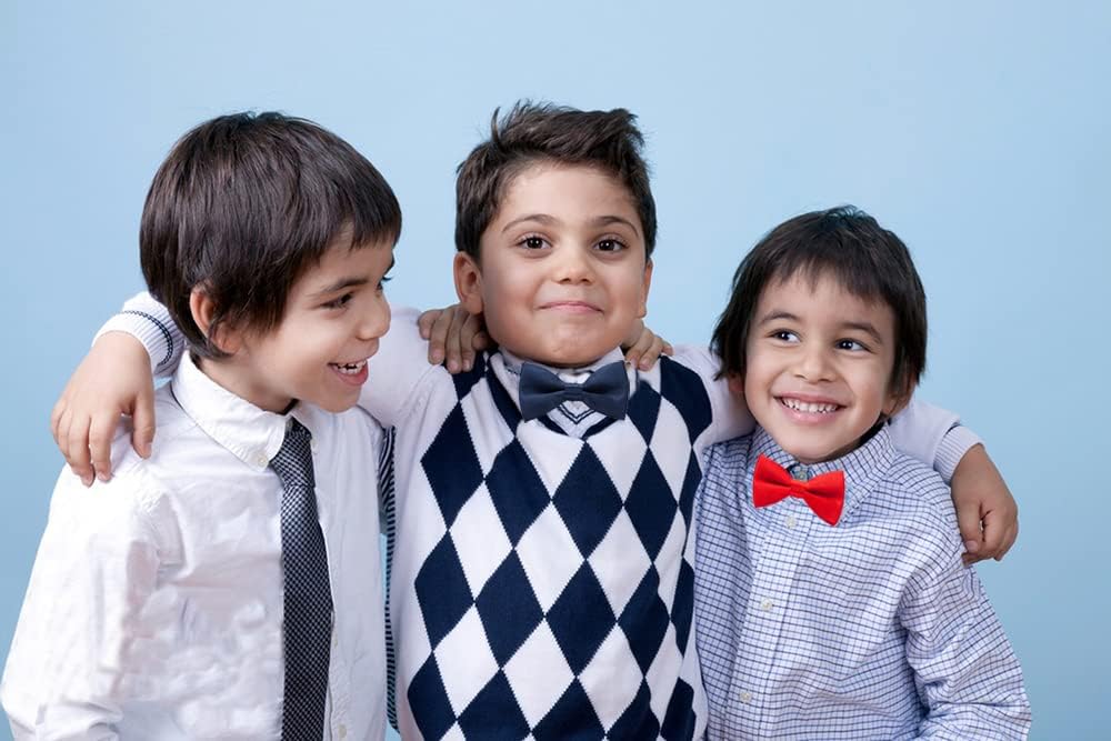 Kids Bow Tie, Classic Toddlers Pre-tied Bowtie, Baby Adjustable Bow Tie