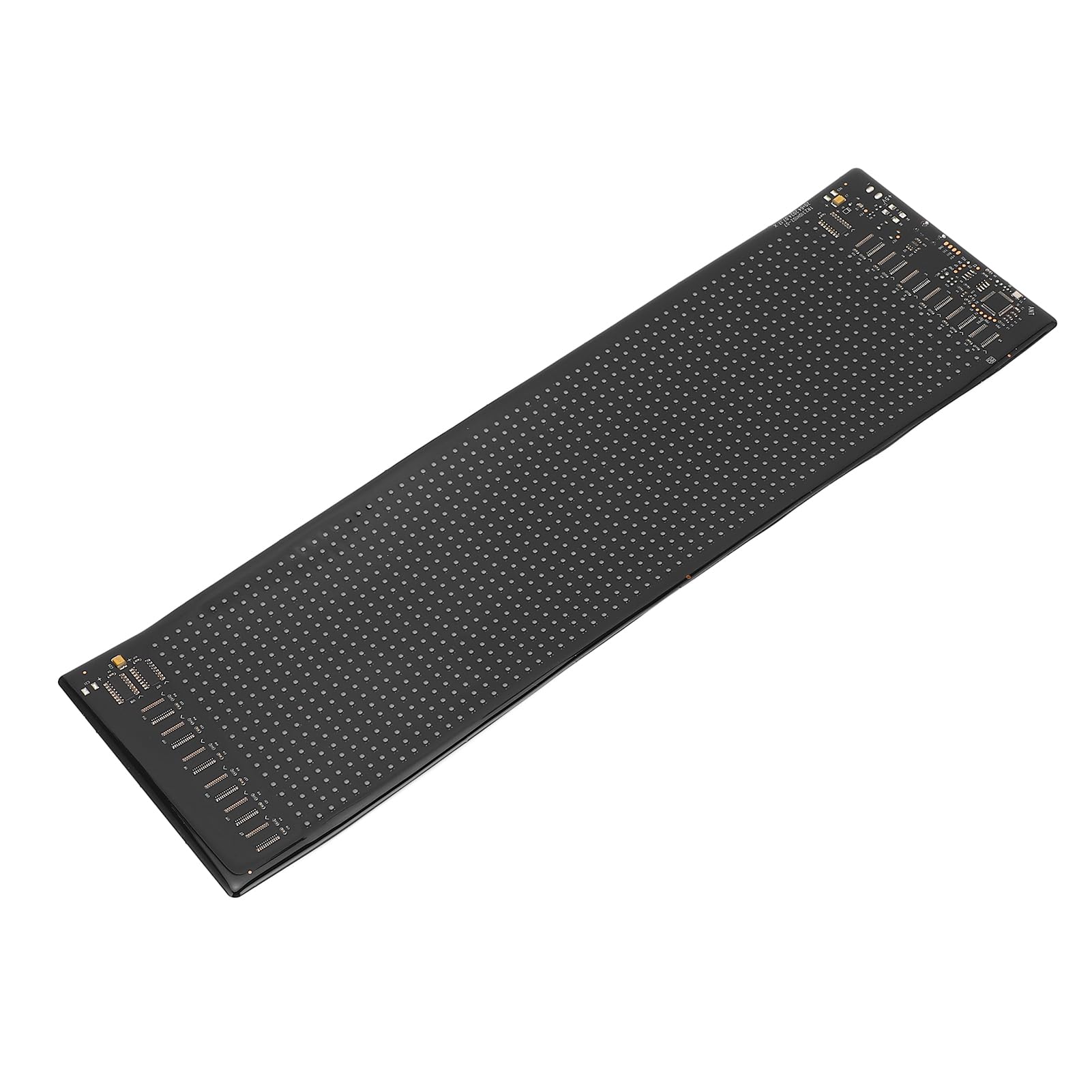 Programowalny wyświetlacz LED 20x64 pikseli Wodoodporny panel LED ze sterowaniem Bluetooth i 1280 diodami RGB Zasilanie przez USB dla sklepów Bary Wydarzenia Czarny silikon