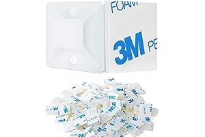 3M Zip Tie Mounts - Self Adhesive Cable Tie Mounts Wire Cable...