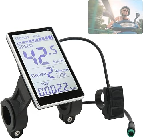 KUIDAMOS 5 Pin M5 LCD Control Panel, 24V 36V 48V 60V E Bike Display