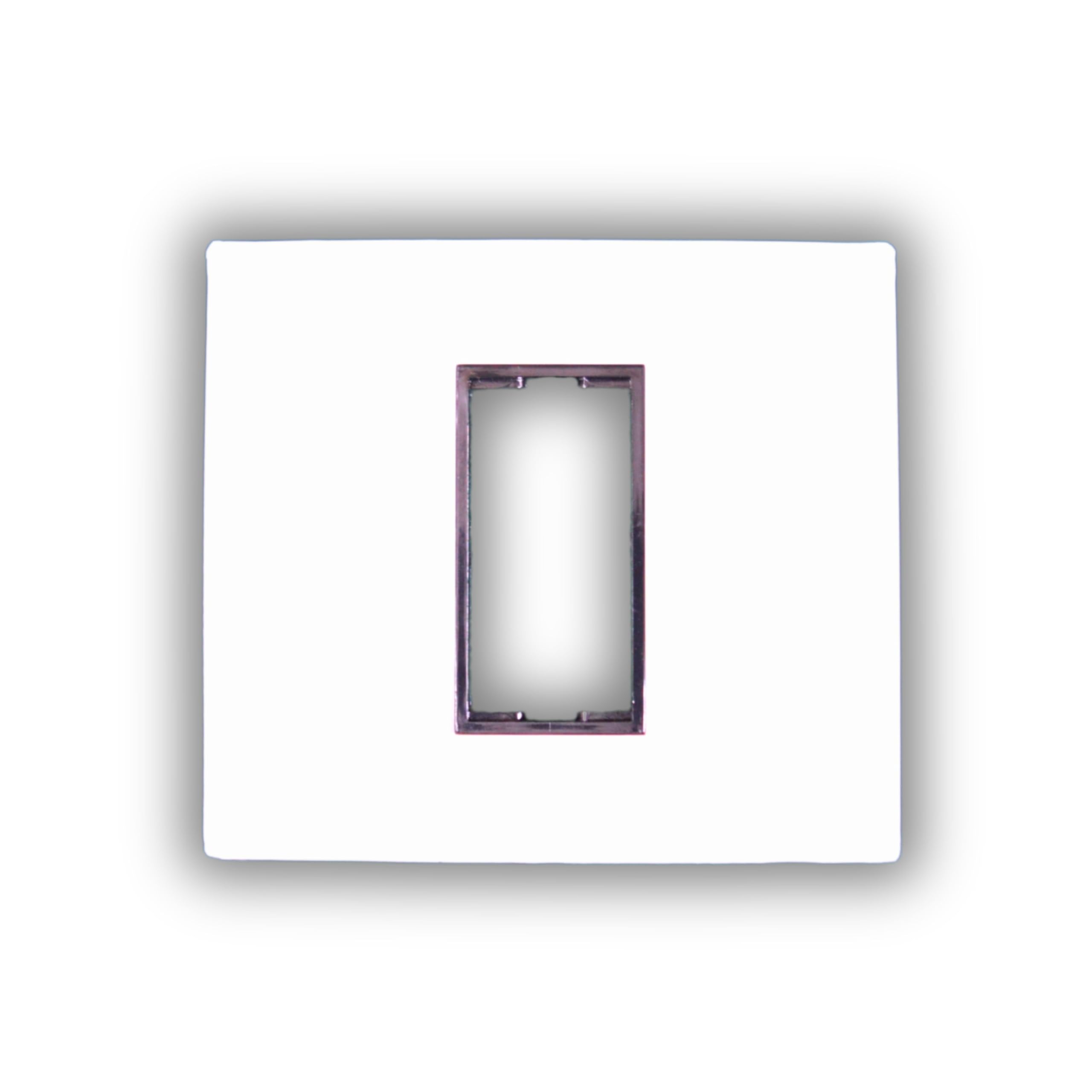 ORMOR Modular Switch Plates (1 Module,White) Black Line Glossy Premium Polycarbonate Plate with cover for Universal Standard Modular Electrical Switches-picture-17